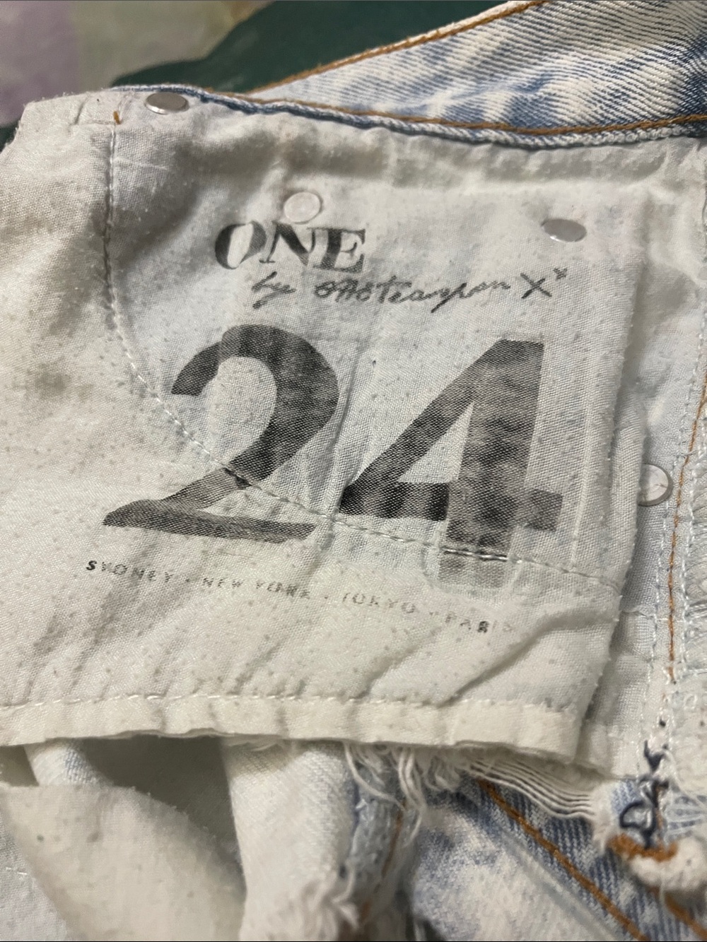 One by One Teaspoon Bonitas low waist  sz 24 - Picture 6 of 11